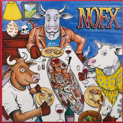 NOFX - Liberal Animation - Epitaph - 1st Press - Burgundy