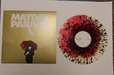 Mayday Parade - A Lesson in Romantics (10-Year Anniversary Edition // Red in Clear w/ Black Splatter)