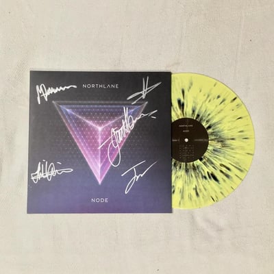 Northlane - Node (Easter Yellow w/Black & Double Mint Splatter - /650) [Signed by Entire Band]