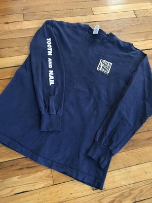Tooth & Nail - sleeve logo (OG, navy, 1997 L)