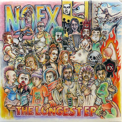 NOFX - The Longest EP - Red & Green /337