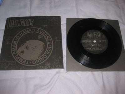 The Lillingtons "Project 313" Red Scare Records. Black.