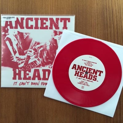 RXR-047 Ancient Heads - It Can't Rain Forever - Red/150