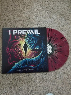 I Prevail - Heart Vs Mind | Opaque Oxblood Red w/ Black & Yellow Splatter | /1000 (2016) FRL 30211-1