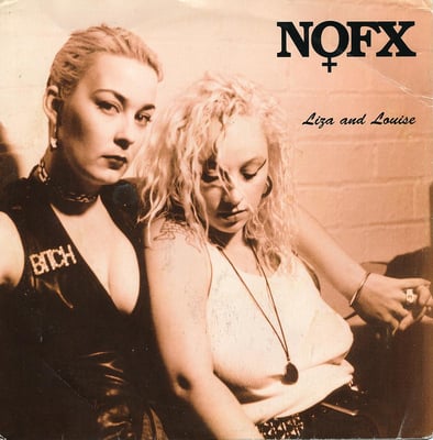 NOFX - Liza And Louise - Darker Pink /10,000