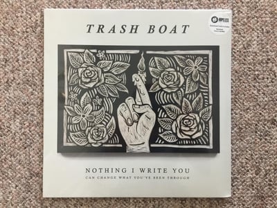 Trash Boat | Nothing I Write You Can Change What You've Been Through | 2016 | Coke Bottle Clear w/ Purple/Blue/Yellow Rainbow Heavy Splatter | /300 | Sealed