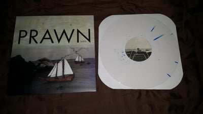 Prawn || Ships || White w/ Blue Splatter (/105) || 5th Press || 2015 || Topshelf Records ‎– TSR 064