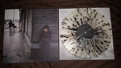 Departures || Death Touches Us, From The Moment We Begin To Love || Frosted Clear w/ Black Splatter (/200) || 2016 || Holy Roar Records - HRR161