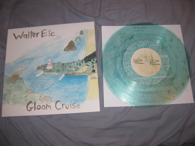 Walter Etc. "Gloom Cruise" Lauren Records/Lame-O Records/Making New Enemies. 1st Press. Coke Bottle Clear/600