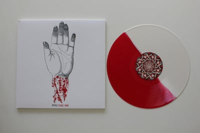 Converge - You Fail Me LP on red/white split