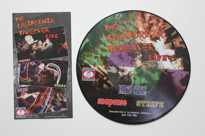 Earth Crisis / Snapcase / Strife - The California Takeover... Live lP picture disc