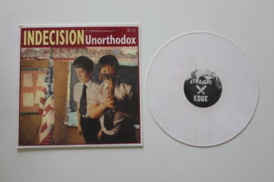 Indecision - Unorthodox LP on white