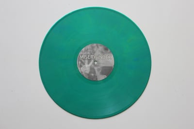 Misery Index - Overthrow + Bonus Live Radio Set On WERS 88.9 12" EP on green (missing cover)