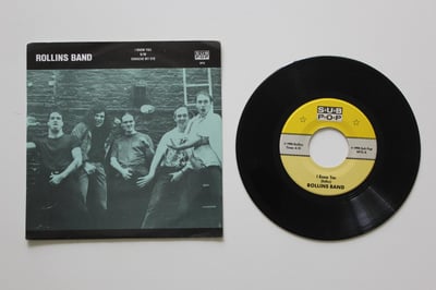 Rollins Band - I Know You b/w Earache My Eye 7"
