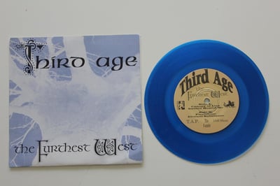 Third Age - The Furthest West 7" on transparent blue