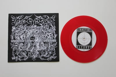 Unearth / Undying - split 7" on red