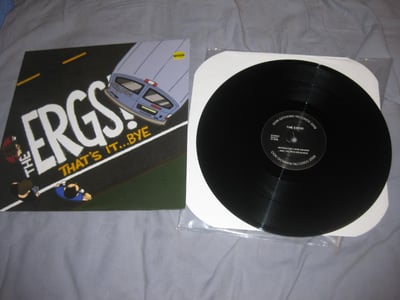 The Ergs! "That's It... Bye" Don Giovanni Records. Black
