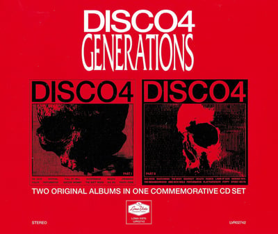 HEALTH - Disco4 Generations (Loma Vista, LVR02671) · 2xLP · Red / Blue · Reissue