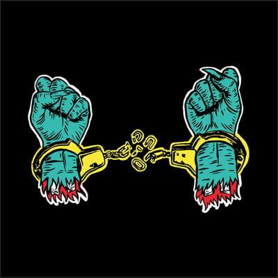 Run The Jewels - Bust No Moves (Mass Appeal, MSAP0015LP) · 12" · Red, Black, Yellow Marble on Clear · Record Store Day, Limited Edition