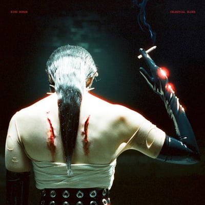 King Woman - Celestial Blues (Relapse Records, RR7456) · LP · Clear [Milky] w/Metallic Gold & Silver Splatter · Limited Edition