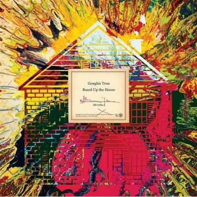Genghis Tron - Board Up The House (Relapse Records, RR6789) · LP · Black Ice with Rainbow Splatter [Black Rainbow Edition] · Reissue, Repress