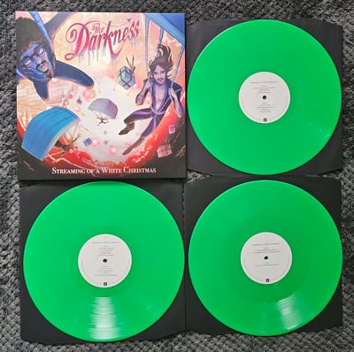 The Darkness - Streaming Of A White Christmas | 3x12" | Live Here Now | Green Sparkle