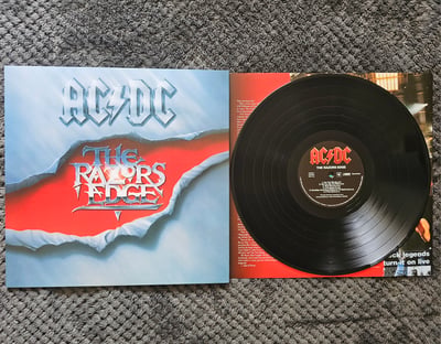 AC/DC - The Razor's Edge | 12" | Columbia Records | Black