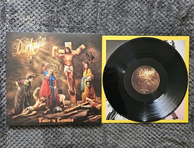 The Darkness - Easter Is Cancelled | 12" Cooking Vinyl | Black [Signed]