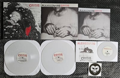 Alexisonfire - Crisis | 2x12" + 7" | Dine Alone Records | Clear w/ White Swirl | /1000 (10 Year Anniversary Edition)