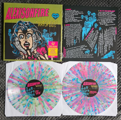 Alexisonfire - Watch Out! | 2x12" | Dine Alone Records | Clear w/ Hot Pink, Olive Green & Sky Blue Splatter | /600 (Newbury Comics Exclusive)