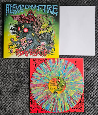 Alexisonfire - Dog's Blood | 12" | Dine Alone Records | Clear w/ Spring Green/Sky Blue/Canary Yellow Splatter | /300 (BrooklynVegan/Revolver Exclusive)