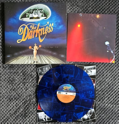 The Darkness - Permission To Land | 12" | Atlantic Records/Must...Destroy! Records | Blue/Black Marbled