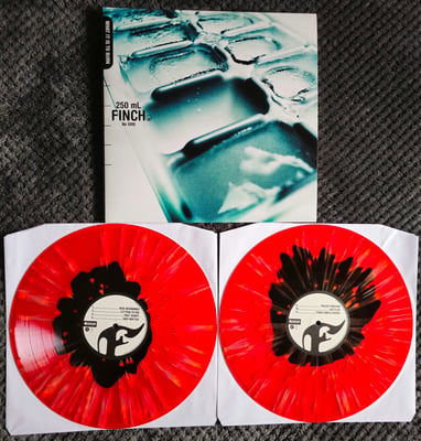 Finch - What It Is To Burn | 2x12" | Parting Gift Records/Drive-Thru Records/Take This To Heart Records | Black in Ruby w/ Tangerine Splatter | /3200