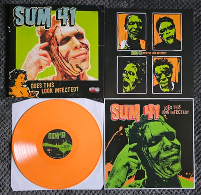Sum41 - Does This Look Infected? | 12" | Island Records | Orange (Damaged Spine)