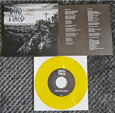 Dead Tired - Vol. Three | 7" | New Damage Records | Yellow | /50 (RSD Exclusive - Alternative Artwork) [Signed by George]