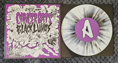 Cancer Bats/Black Lungs - Cancer Bats/Black Lungs | 7" | Self-Released | White w/ Splatter | /450