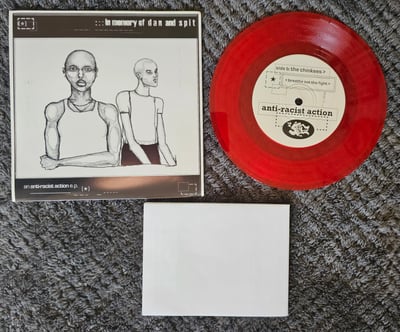 Hoodrat/The Chinkees - Las Vegas July 4th, 1998/Breathe Out The Fight | 7" | Anti-Racist Action Network | Red