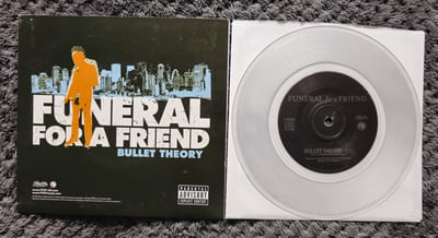 Funeral For A Friend/Moments In Grace - Bullet Theory/My Dying Day | 7" | Mighty Atom Records/Atlantic Records/Warner Music | Clear | /500