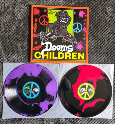 Dooms Children - Dooms Children | 2x12" | Dine Alone Records | Black/Purple & Black/Red Smash | /200 (Artist Exclusive) [Signed by Wade]