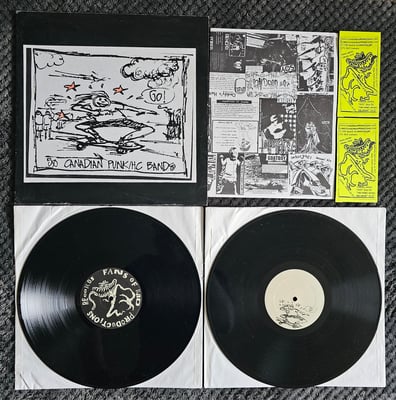 Various - GO!-50 Canadian Punk/HC Bands | 2x12" | Fans Of Bad Productions Records | Black (f. Hoodrat)