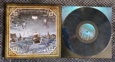 Maiden United - Across The Seventh Sea | 12" | Self-Released | Translucent Black & Blue
