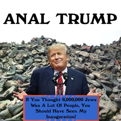 Anal Trump - If You Wanted To Qualify For Health Insurance, Then Maybe You Shouldn't Have Gotten Raped? (5" Cemetery Grey /500)