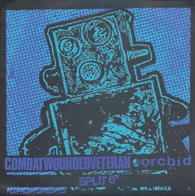 Combatwoundedveteran / Orchid - Split 6" (6" Purple Marbled /1000)