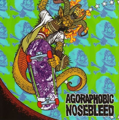 Agoraphobic Nosebleed / Total Fucking Destruction - Frontside Nosegrind EP (Red /1000)