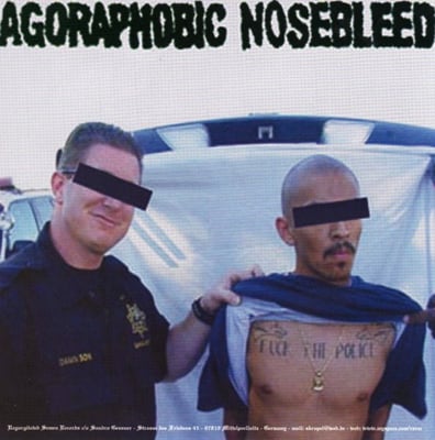 Agoraphobic Nosebleed / Crom - Agoraphobic Nosebleed / Crom (Black /5000)