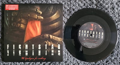 Fightstar - We Apologise For Nothing | 7" | Institute Records | Black | Part 1 of 2 Vinyl Set)