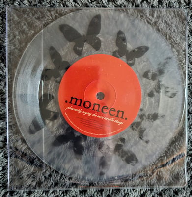 Moneen - Pleasantly Saying The Most Terrible Things | 7" | Dine Alone Records | Clear/Silkscreen