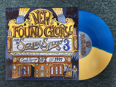 New Found Glory - From The Screen To Your Stereo 3 | Turquoise & Yellow Split | /700 | 2019 | HR2612-1