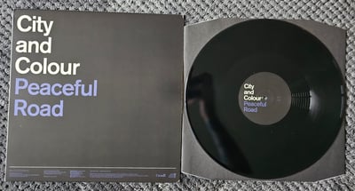 City and Colour - Peaceful Road/Rain | 12" | Dine Alone Records | Black