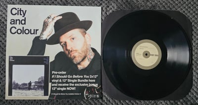 City and Colour - Woman | 12" | Promo | Dine Alone Records | Black | Pre-Order Exclusive